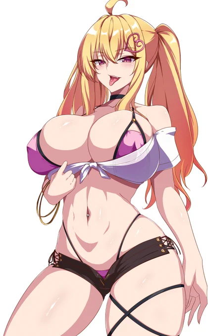 #サヤ生#サーヤ自撮り 配信見ながら作業してます。金髪爆乳ギャルはいいぞ 
