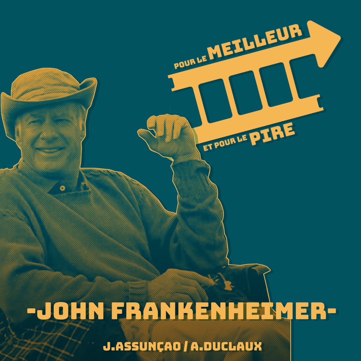PMPP_pod's tweet photo. Tour à tour réalisateur d’un thriller lorgnant sur la science-fiction avec Un crime dans la tête ou d’un film adapté de HG Wells avec L'Île du docteur Moreau, notre épisode sur John Frankenheimer est disponible ! https://t.co/UJoKwtHFfM https://t.co/Et6mVY6wPG