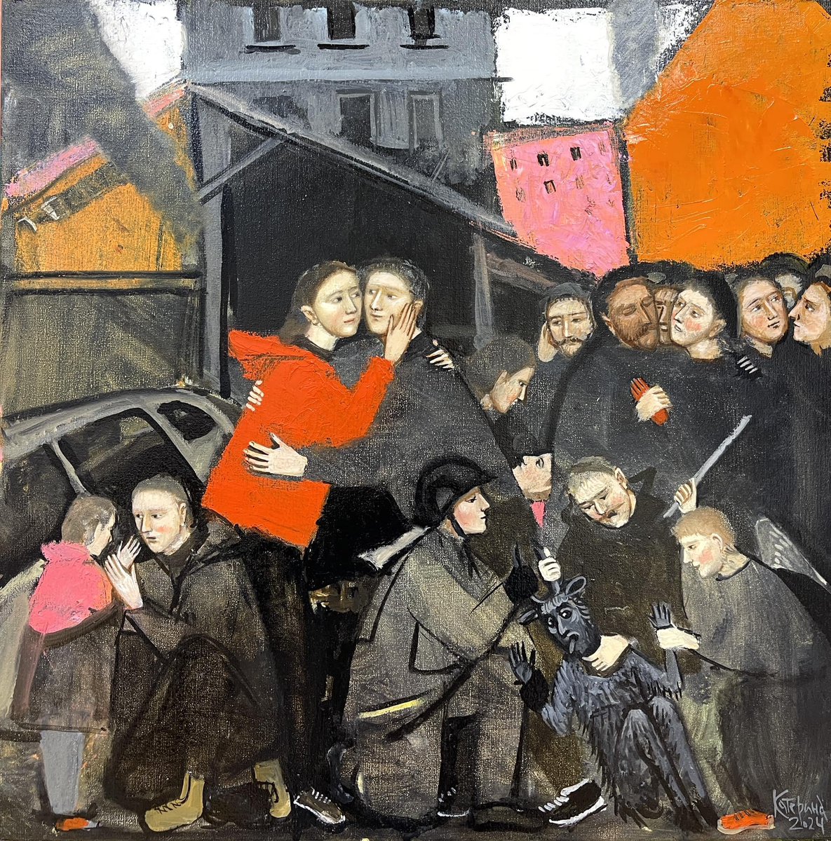 Odesa, Poltava, Zaporizhzha, Sumy, Kharkiv. Damaged and destroyed museums, theaters, historical buildings and people's houses. Kyiv is under attack every day with big exploitative drones. The terror of innocent people became routine. 

Kateryna Kosiyanenko, Friday morning, 2025