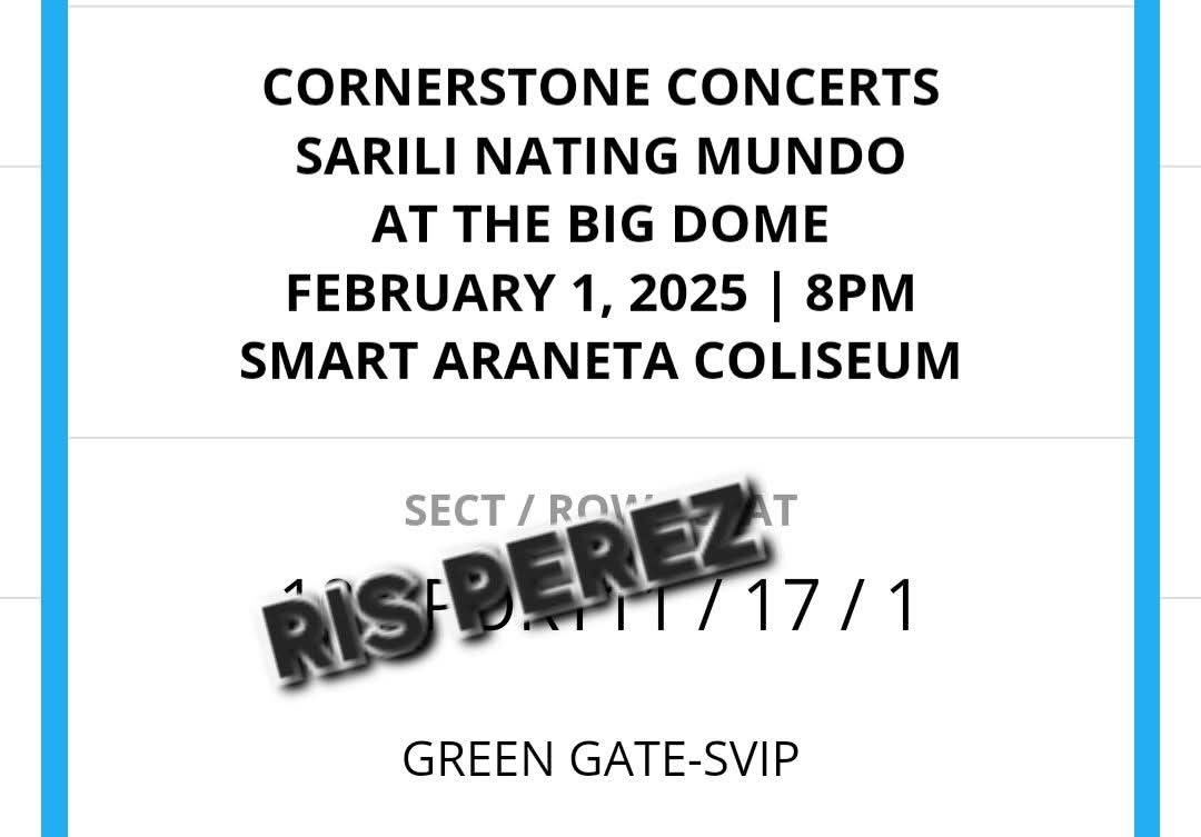 nerrqt's tweet photo. WTS/LFB TJ Monterde Ticket concert

1pc SVIP Day 1 - 6000 only (7150php srp) with guitar pick and scarf.

Rfs nakahanap ng better seat

Meetup sa mismong event na. Papunta na po ako

#TJMonterde #TJMonterdeConcert #SariliNatingMundo https://t.co/jt6oyhciDV