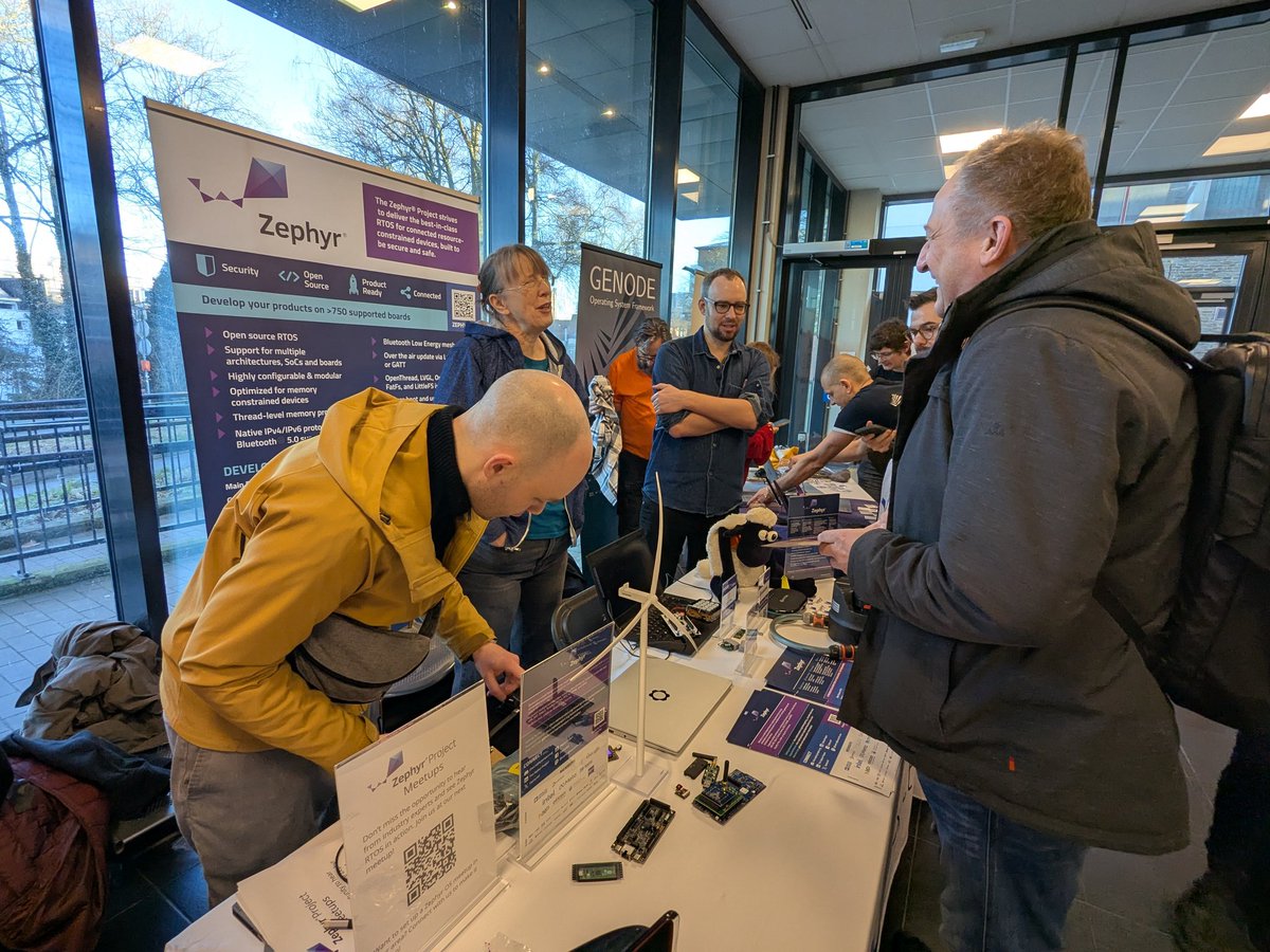 #FOSDEM We are ready to meet you all! Come and visit us at Building K, Level 1! #ZephyrRTOS #opensource
