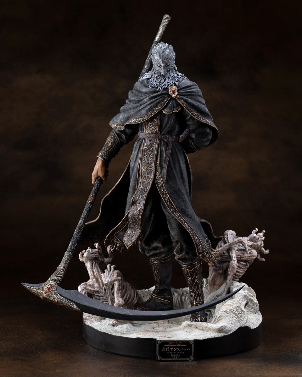 灰石さん原型、老兵アンスバッハの展示見本塗装させていただきました