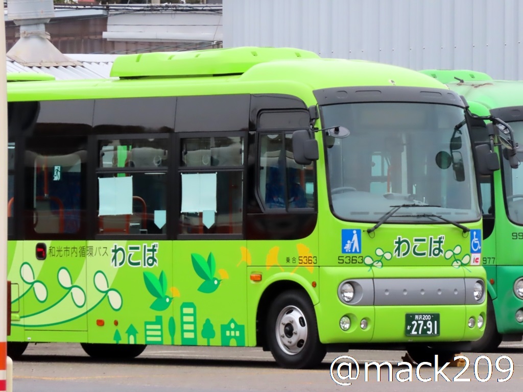 東武バスウエスト （所沢200か 27-91／社番:5363［新座］） （所沢200