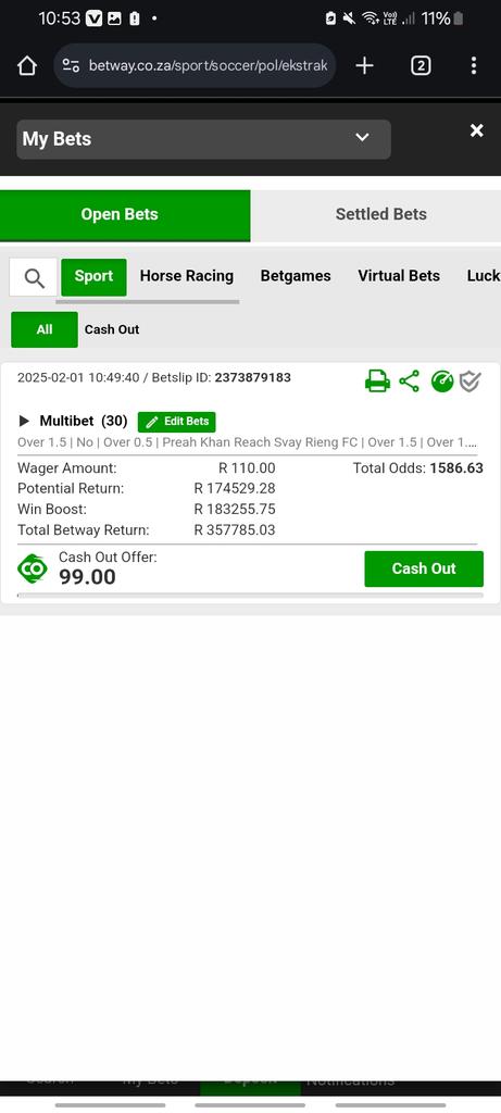 washei204's tweet photo. I just placed a bet with Betway. Tap here to copy my bet or search for this booking code in the Multi Bet betslip X8D7E858F https://t.co/UrRqxsDXgE https://t.co/L4p7wmI0i6