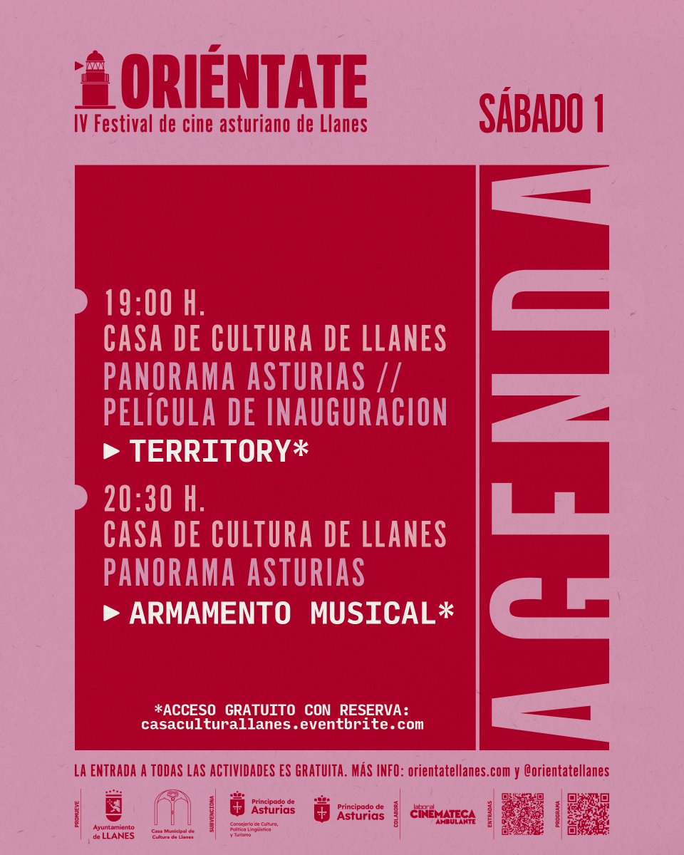 👆🏼Empieza el pre-festival de #Oriéntate2025 
👀 Os dejamos la agenda de hoy ⤴️