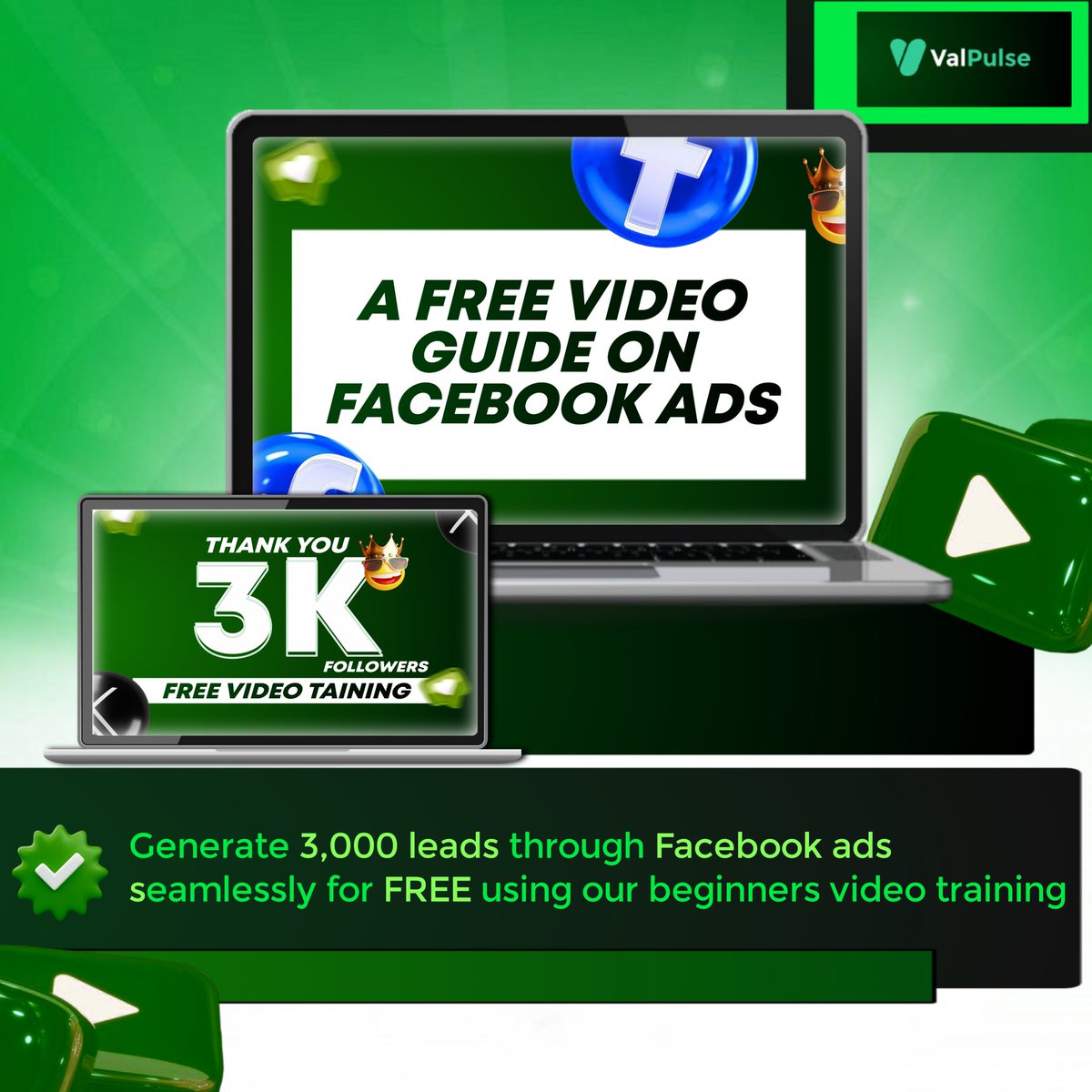 Valpulse's tweet image. Imagine the ability to generate 3k leads through tactical steps most so called ads gurus don't know

having 3k leads with over 40% conversion rate as the bare minimum

Do you want that ?

Retweet
Comment "3k leads"
ND you must be following so we send you a DM

It's free