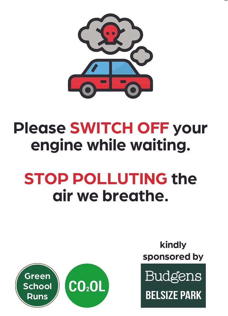 GreenSchoolRuns's tweet photo. IDLING MYTH #5 “Leaving the car running is cheaper, as it uses less fuel than switching on and off again.” Wrong! Idling for more than 10 sec actually uses more fuel than switching on and off again. #idling #EnginesOff https://t.co/HDqDIenIQz
