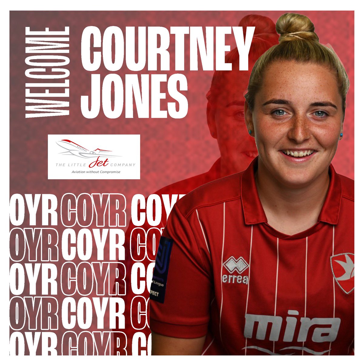 CTWFC are pleased to announce the signing of Courtney Jones! 🔴✍️ 

Welcome back to Cheltenham! <a href="/Courtz_jones84/">Courtz</a> 🔴👏

#CTWFC #FAWNL