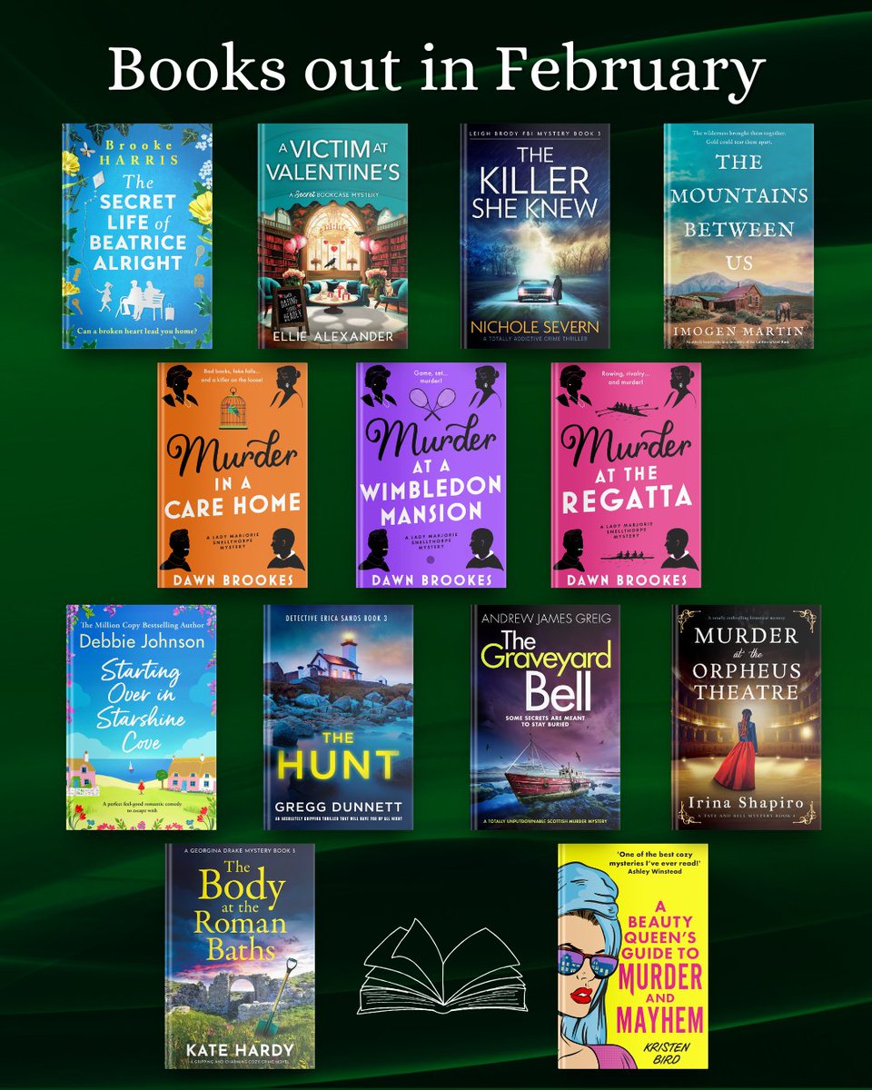 🤩 Happy February to all!

We have a wealth of books that are landing this month, from brand-new mysteries to long-awaited sequels.

📖 Which one will you read first?

#februaryreading