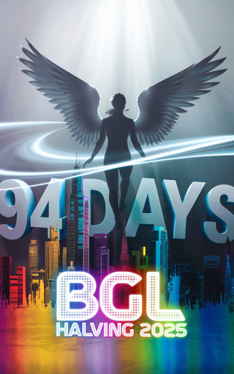 The watcher counting 94 days until halving. And the city glows with vibrant energy! 🪽✨ #Bitgesell #BGL #BGLhalving2025