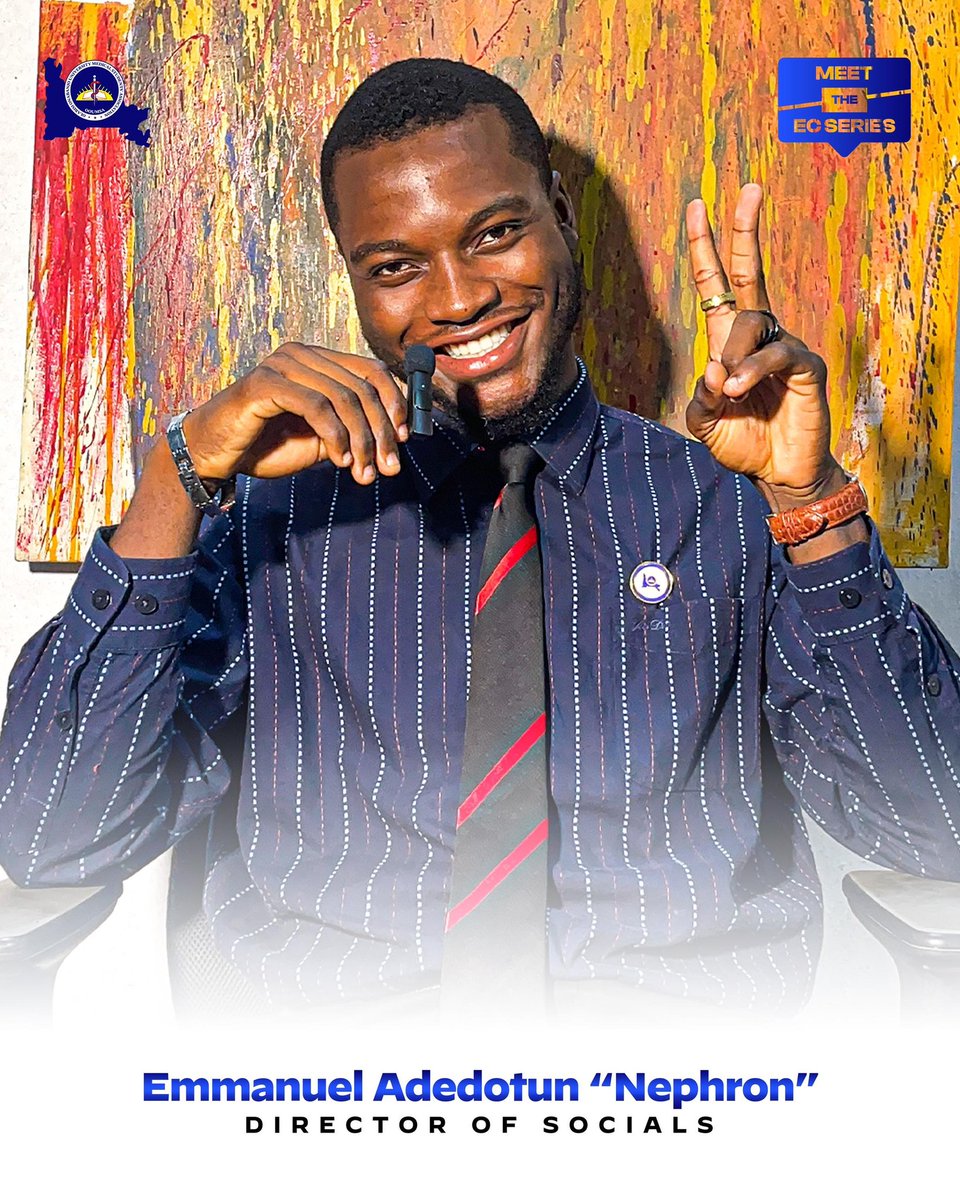 ooumsa's tweet photo. Meet the mastermind behind OOUMSA’s social scene! 🎭✨ Watch Episode 4 of the Meet the EC Series as Emmanuel ‘Nephron’ Adedotun shares his vision for a vibrant community. Don’t miss out—hit play, like, and subscribe for more!
Subscribe: https://t.co/ogJXit7ZLN #OOUMSA #Social https://t.co/k5muO2vr26