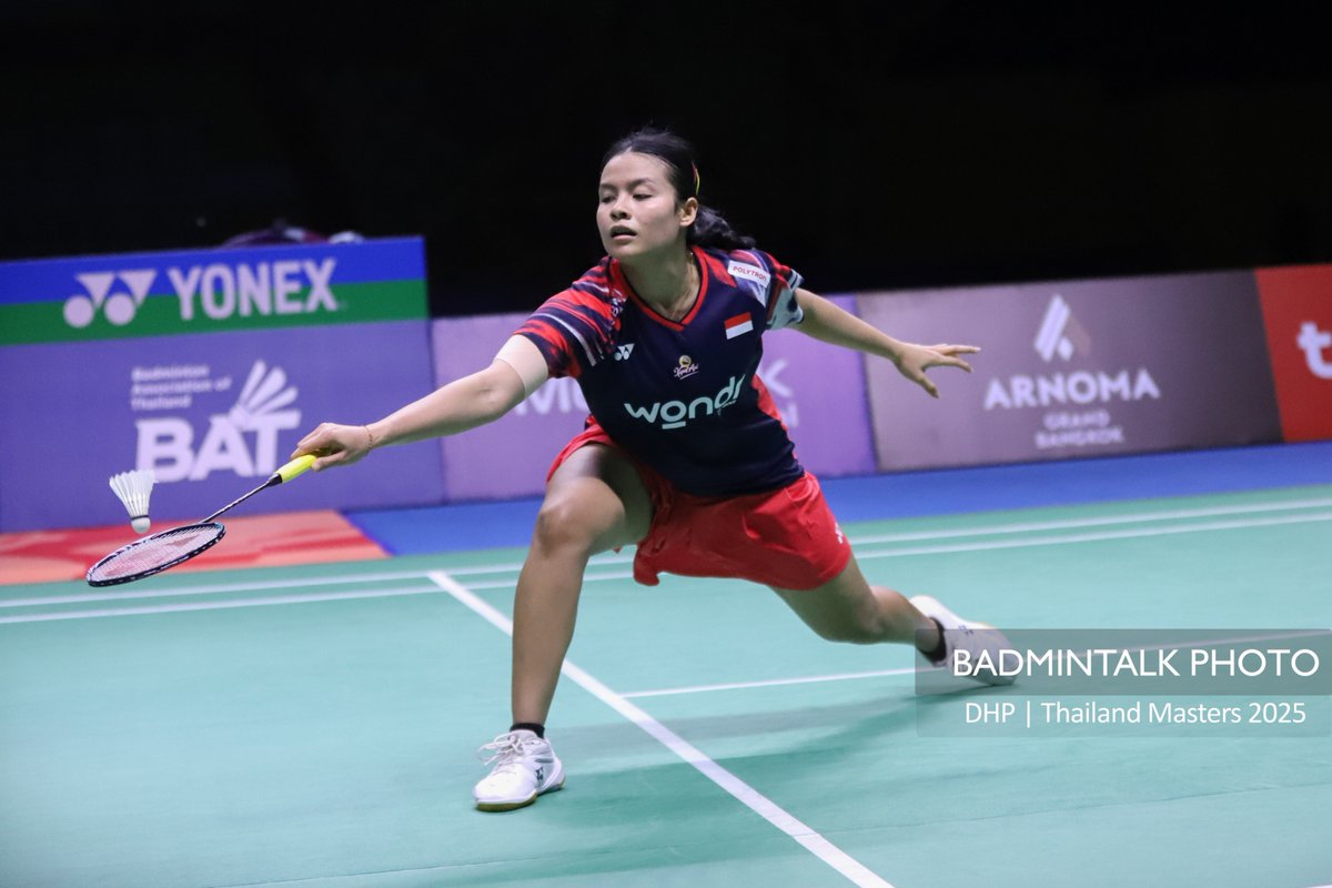 BadmintonTalk's tweet photo. YESS!! FINAL WORLD TOUR SERIES PERTAMA UNTUK KOMANG

#BadmintalkPhoto #ThailandMasters2025 https://t.co/tJCgO9WJGv