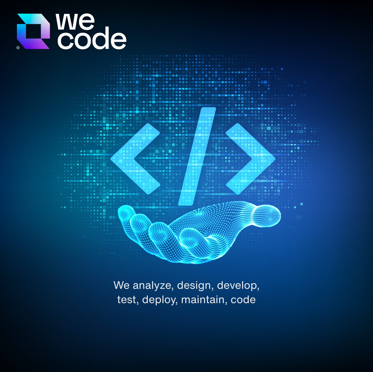 wecode_ai's tweet image. Most of the clients we meet, are having enough pains with E-Commerce and digital marketing performance.
At We code, we offer you the future, resolving the issues, end to end at your fingertips.
Reach out and we will give a hand and support like you have never seen before.
#ai