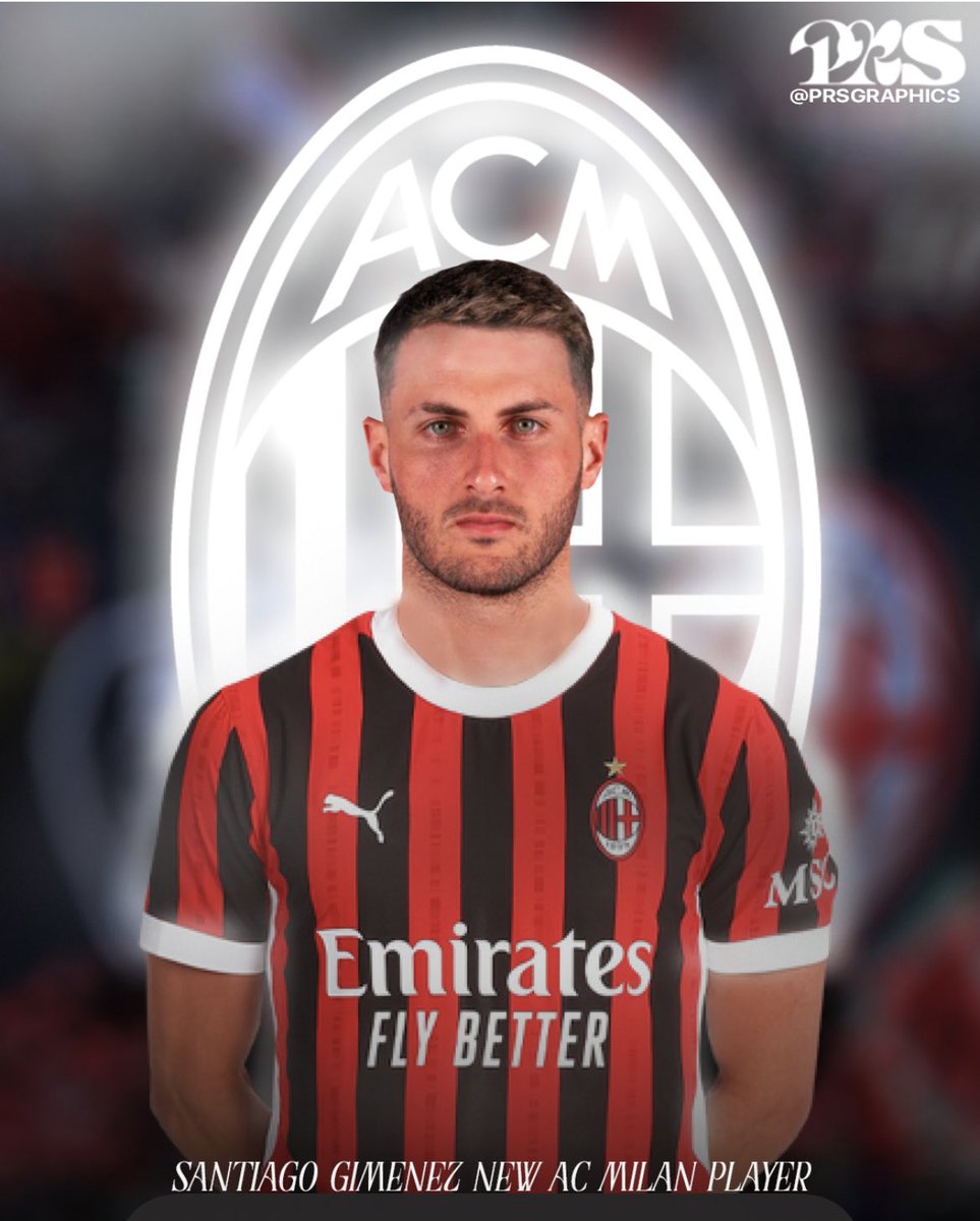 86_longo's tweet photo. Santiago El Bebote Gimenez dal Feyenoord al Milan ✔️✔️✔️

Giocatore atteso oggi in Italia, operazione da oltre 35 milioni con i bonus. Confermata anticipazione esclusiva @cmdotcom https://t.co/EmlU4gvY8j