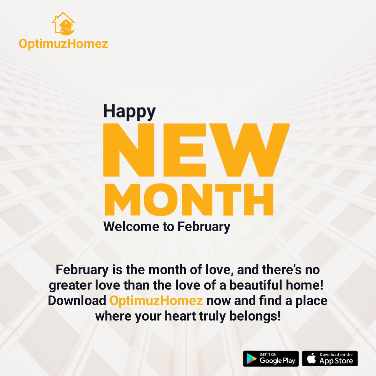 OPTIMUZHOMEZ's tweet image. Cheers to a beautiful new month filled with love and joy! 
Wishing you happiness and success this February from all of us at OptimuzHomez!

#OptumuzHomez #HomeApp #NewMonth