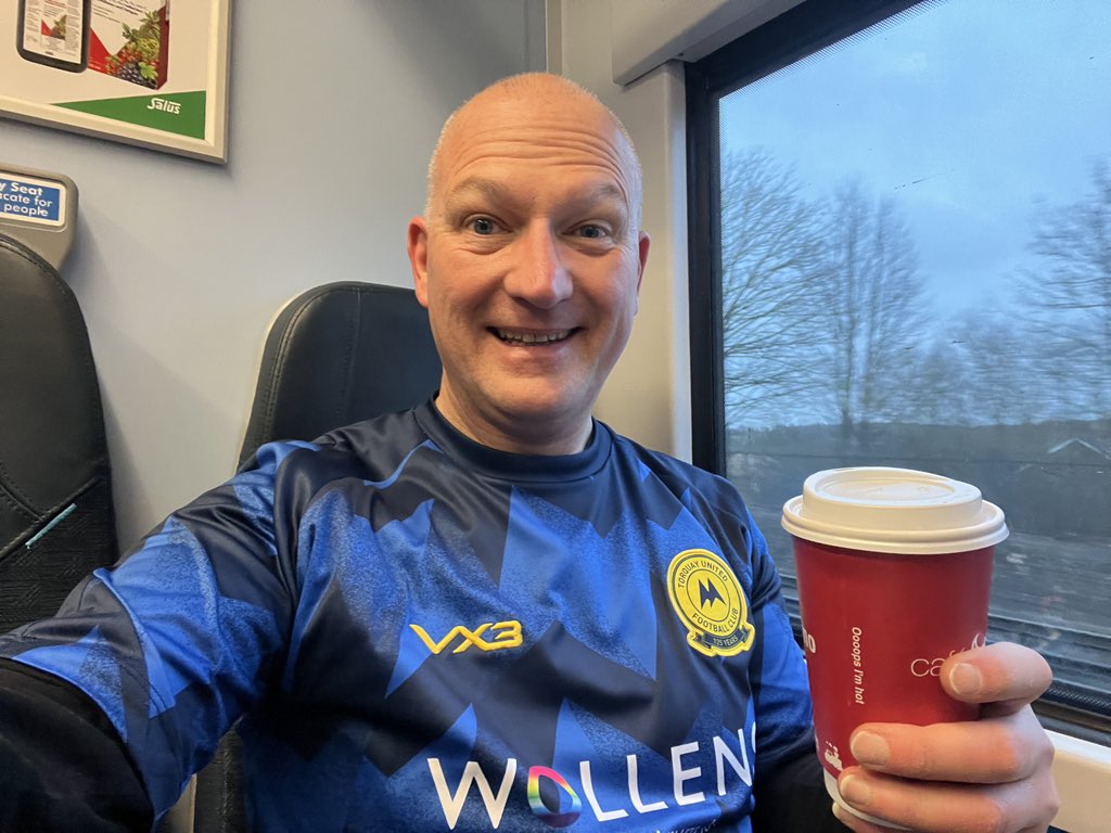 alanjwills's tweet photo. Maidstone (A) - Let’s hope this one works! On my 5th change of shirt after trying home, away, third, and polo shirt in recent matches. Feeling lucky and excited attending my 10th league & cup match on the bounce🤞@TUFC1899 @NatObsPod @TalkingTorquay @TORQUAYTALK #TUFC #COYY #DHAS https://t.co/v8up1fQmhU