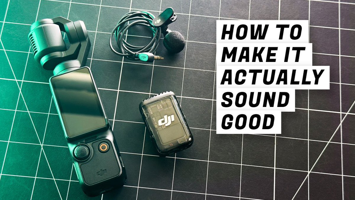 vaskoobscura_'s tweet image. New video posted. It’s all about how to get your DJI mic 2 on your DJI Pocket 3 to sound good. Right out of the box the audio is pretty bad. 
youtu.be/0VXZwAGEwuk?si… 
#djimic2 #djipocket3 #djilavmic #youtubereview