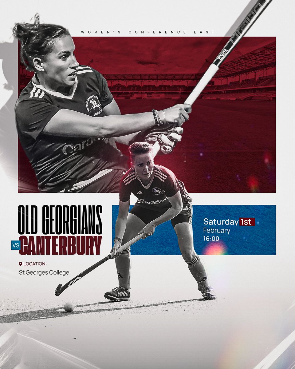 📢 IT’S GAME DAY! 🔥🏑

Our Old Georgians Women’s 1XI are back in action as they take on Canterbury in the Women’s Conference East!

📅 Saturday, 1st February
🕓 16:00 Pushback
📍 St George’s College

A huge home clash awaits as the team looks to continue their strong form. Bring
