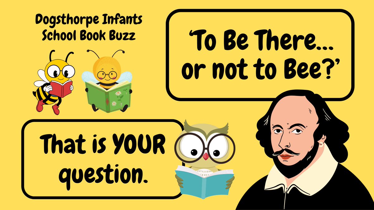 Dogsthorpe_Edu's tweet image. To help parents and carers with their busy work schedules we have changed timings of the Dogsthorpe Infant School Book Buzz events this time. ’To Be There, or not to Bee?’ That is the question. We are very much part of Hampton Academies Trust. #dreambelieveshine. #peterboroughuk