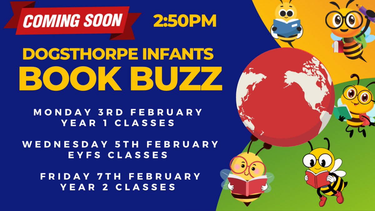 Dogsthorpe_Edu's tweet image. To help parents and carers with their busy work schedules we have changed timings of the Dogsthorpe Infant School Book Buzz events this time. ’To Be There, or not to Bee?’ That is the question. We are very much part of Hampton Academies Trust. #dreambelieveshine. #peterboroughuk