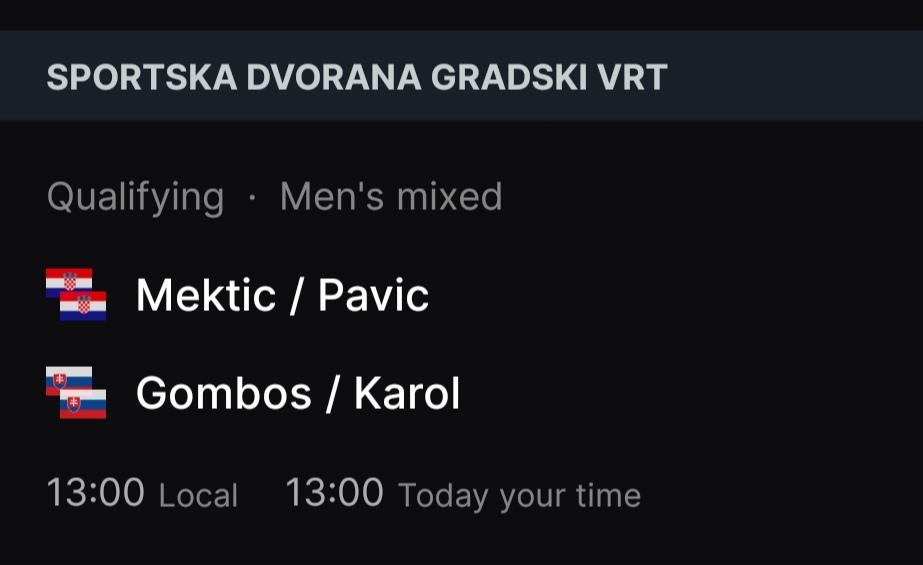 MekticPavicFans's tweet image. TODAY!! 🇭🇷
Be ready to watch and support Mate and Nikola at the Davis Cup!
Croatia is 2-0 v. Slovakia and the guys are playing to win the tie 🏆
Finally we can see them back together, can't wait 🥰
#Mektic #Pavic #DavisCup #HTS
