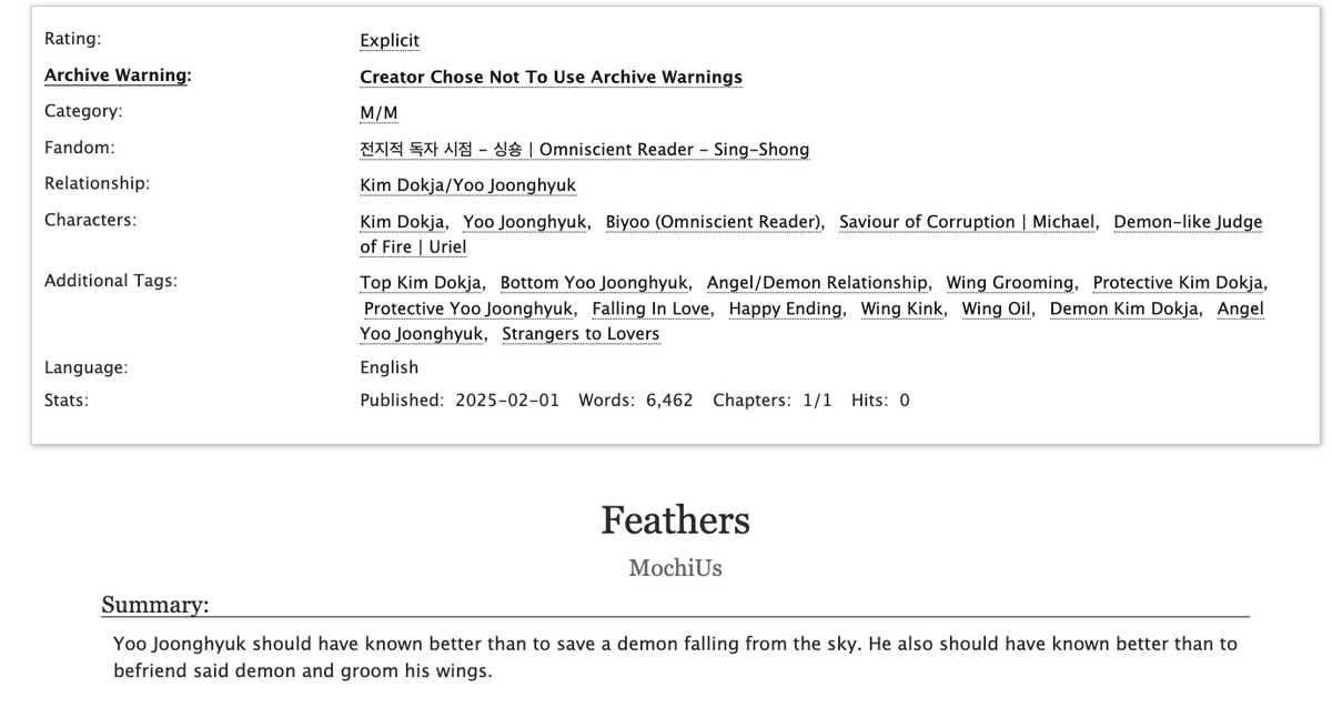 #dokjoong #dokhyuk #ORV 

Here is my submission for the "in every universe" dokjoong zine. I would like to thank the mods from <a href="/dkhykproject/">in every universe 🤍🖤| epilogue ✨</a> for making this project possible. 
（=´∇｀=）I had lots of fun working on this. 

Link: archiveofourown.org/works/62682619