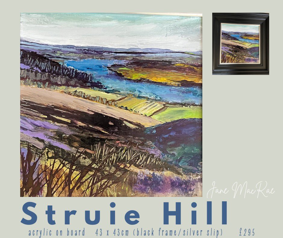 barnowlbothy's tweet photo. Celebrating Valentines with a Flash SALE 

Struie Hill is a beloved scenic viewpoint in Sutherland. local artist Jane MacRae. Measuring 43 x 43cm available for £250 WAS £295. Jane’s artwork work perfectly embodies the spirit.

https://t.co/chmuYprlHq https://t.co/PWSOweMxXR
