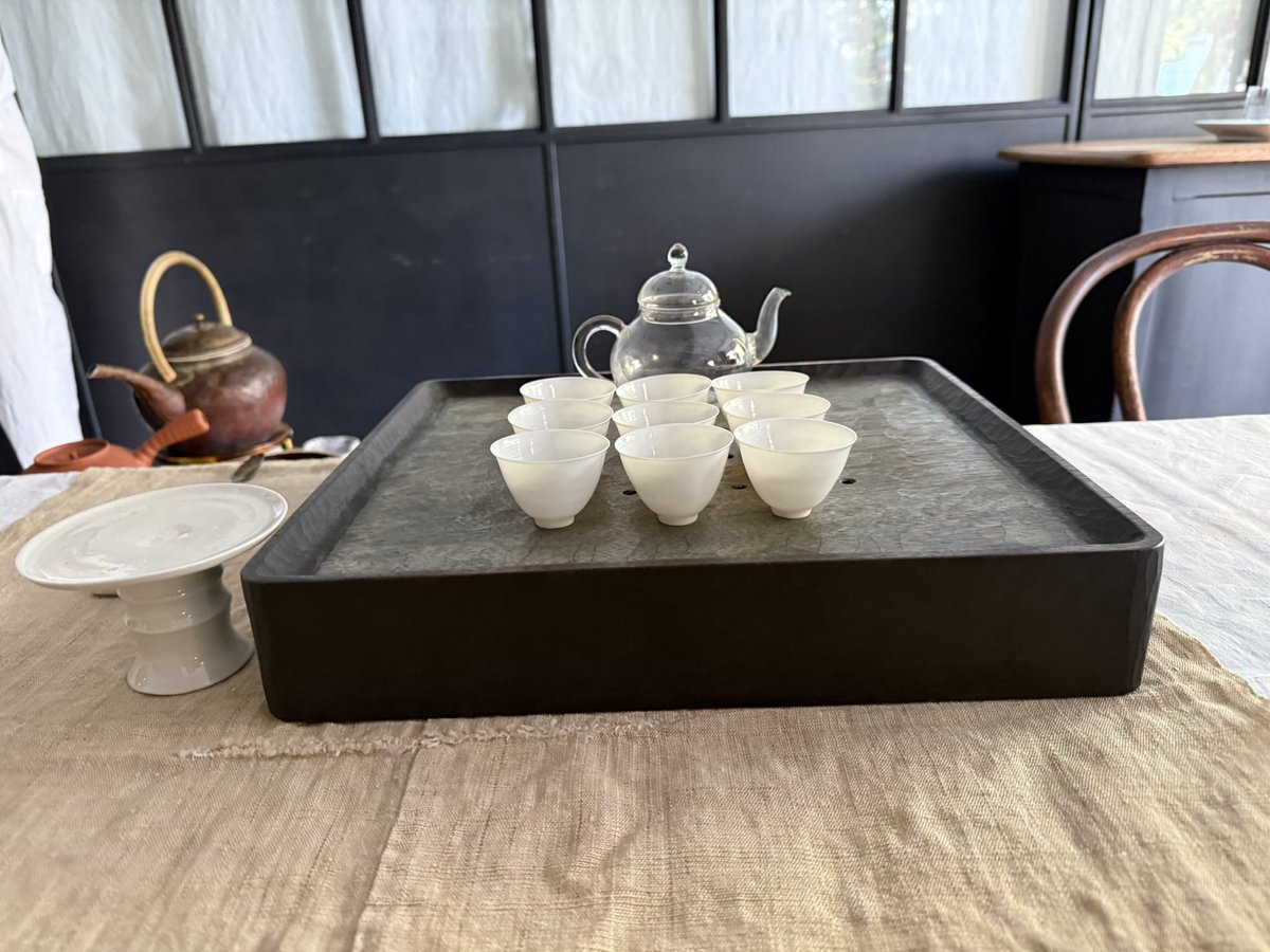 wanganusamin's tweet photo. 「季節の茶会 」千駄ヶ谷FOOD FOR THOUGHT LABに行ってきた。様々な中国茶をいただきました。お茶の美味しさを、あらためて気づかされました。 https://t.co/VlWKxf2EbD