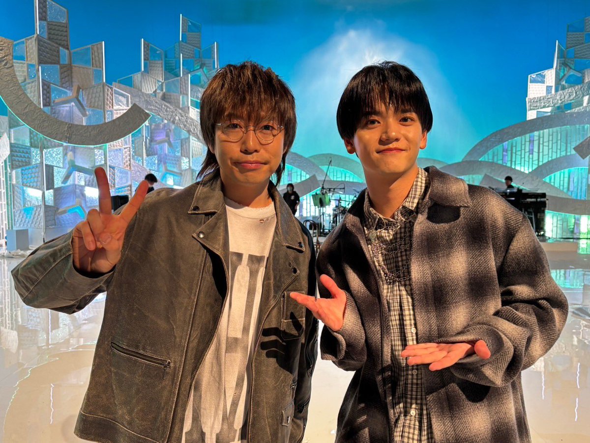 takahashiyu's tweet photo. キセキ的にいい日になるコラボ、ご覧いただいた皆さんありがとうございました✨
#MUSICFAIR で歌唱させていただいたものとは若干風合いが異なりますが、こんな楽曲もありますのでもしよろしければ是��😉♪

https://t.co/WlWF1m6YXn

#MUSICFAIR #FANTASTICS #中島颯太
#たかはぴゆう https://t.co/h2cgit6dCb