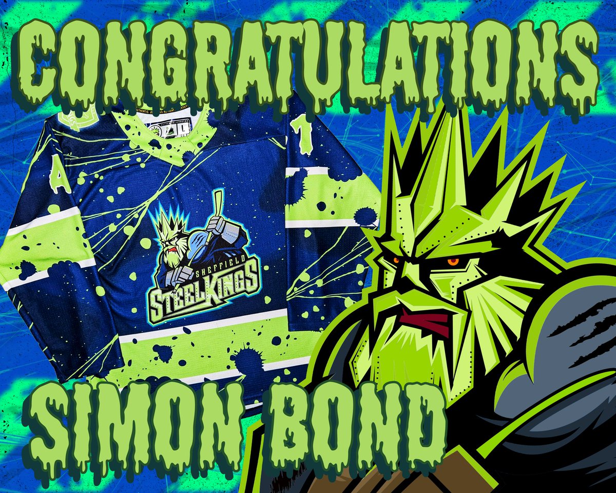 🥁 AND THE WINNER IS.... 🥁 

Our latest Raffall prize was won!

A big congratulations to Simon Bond on winning our Halloween 2.0 prototype jersey competition. 

We hope you enjoy your prize 😀 👏 

#HailToTheKings 👑 
#SheffieldSteelkings #ParaIceHockey 
#HalloweenJersey