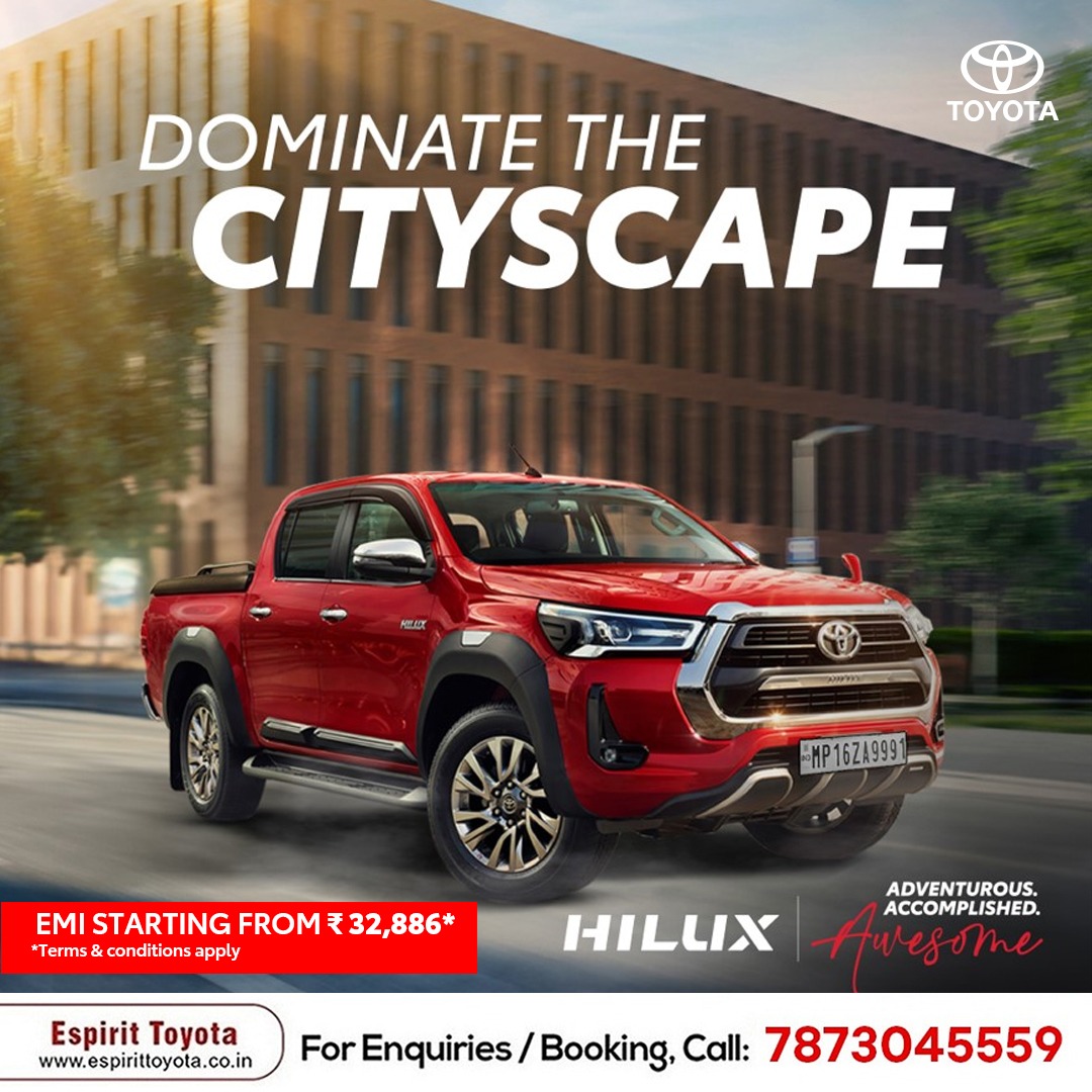 EspiritToyotaOd's tweet image. 💪 Turn every corner of the city into your domain with a ride built for adventure. #𝐓𝐨𝐲𝐨𝐭𝐚𝐇𝐢𝐥𝐮𝐱 doesn't just keep up-it leads the way, wherever your journey takes you. 
Ready to experience the difference!🛻 
.
.
#ToyotaPickup #Toyota #Hilux #HiluxAdventure 
#Toyota4x4