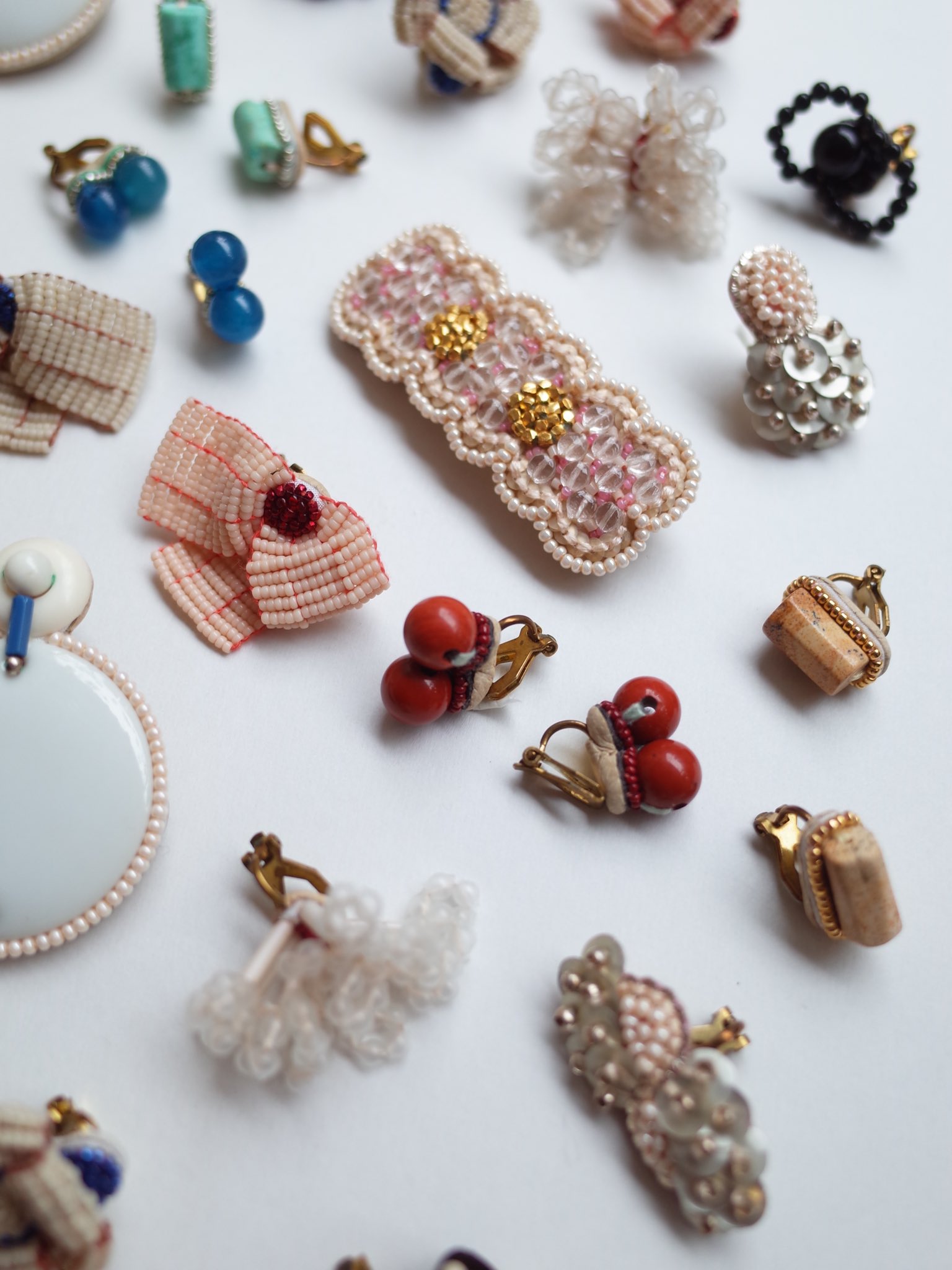 tamas ビーズ装飾ひし形イヤリング tamas ビーズ装飾ひし形イヤリング tamas (@tamas_official) / X