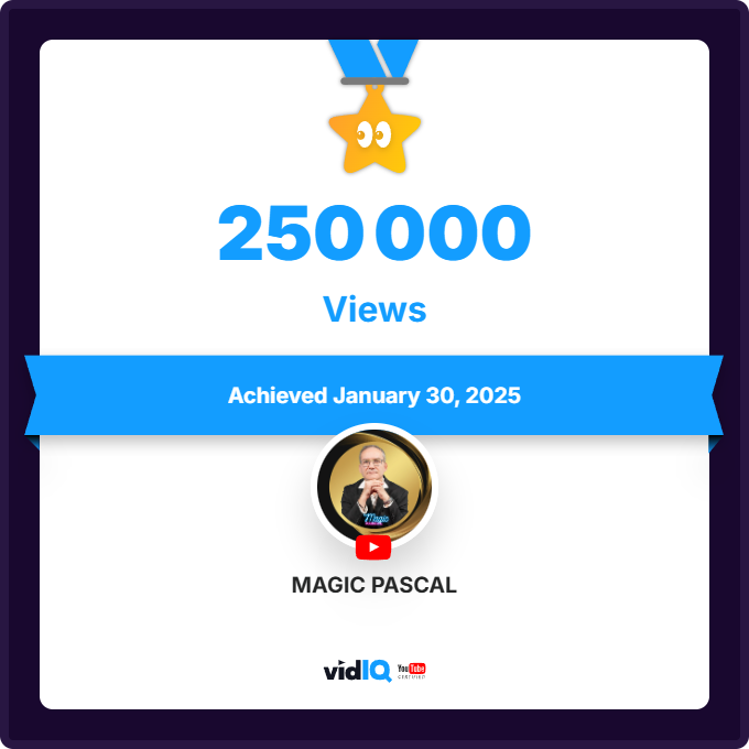 pzi91's tweet photo. 👋Thank you all
#Days #merci #VideoViral #YouTube #Magic 

🧷De la magie à vous couper le souffle. Alors Magie ou Intuition ?👉 Magic Card Tricks - YouTube
https://t.co/XAHP0fFiAH https://t.co/3JKJ2le6Qk