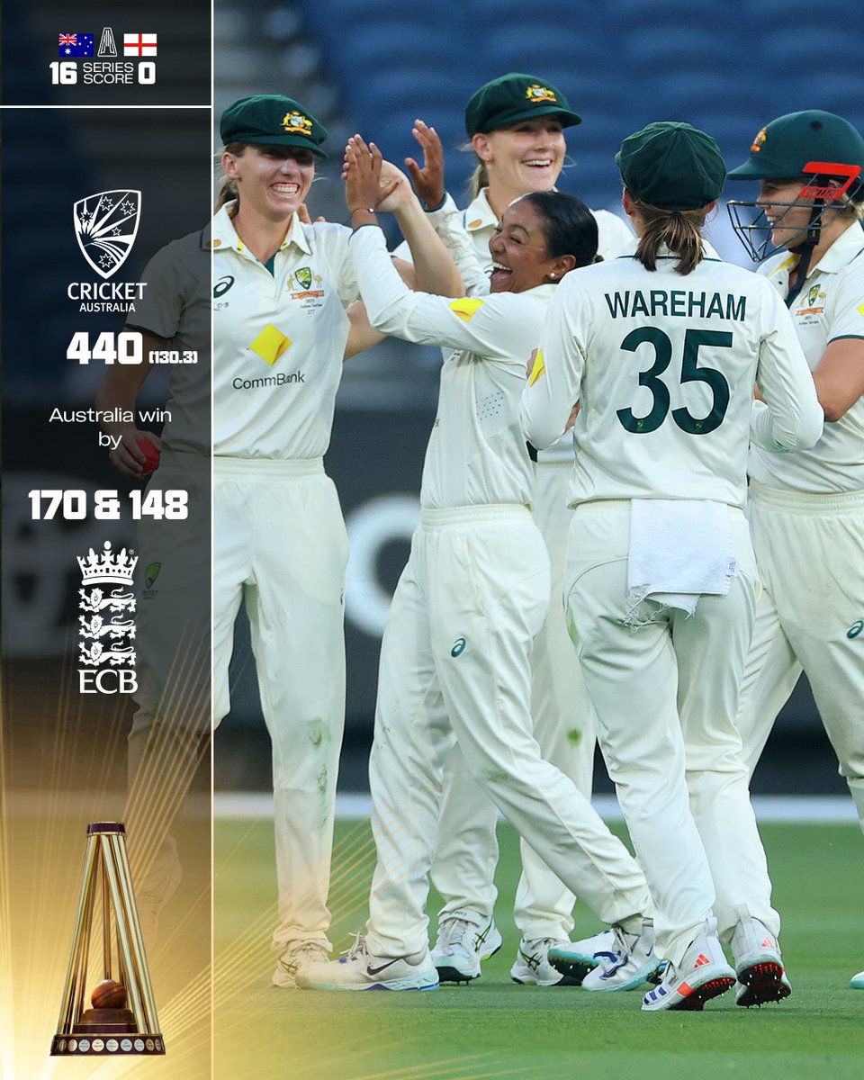 A Test match win at the MCG to wrap up an #Ashes clean sweep. Can't beat that 😍