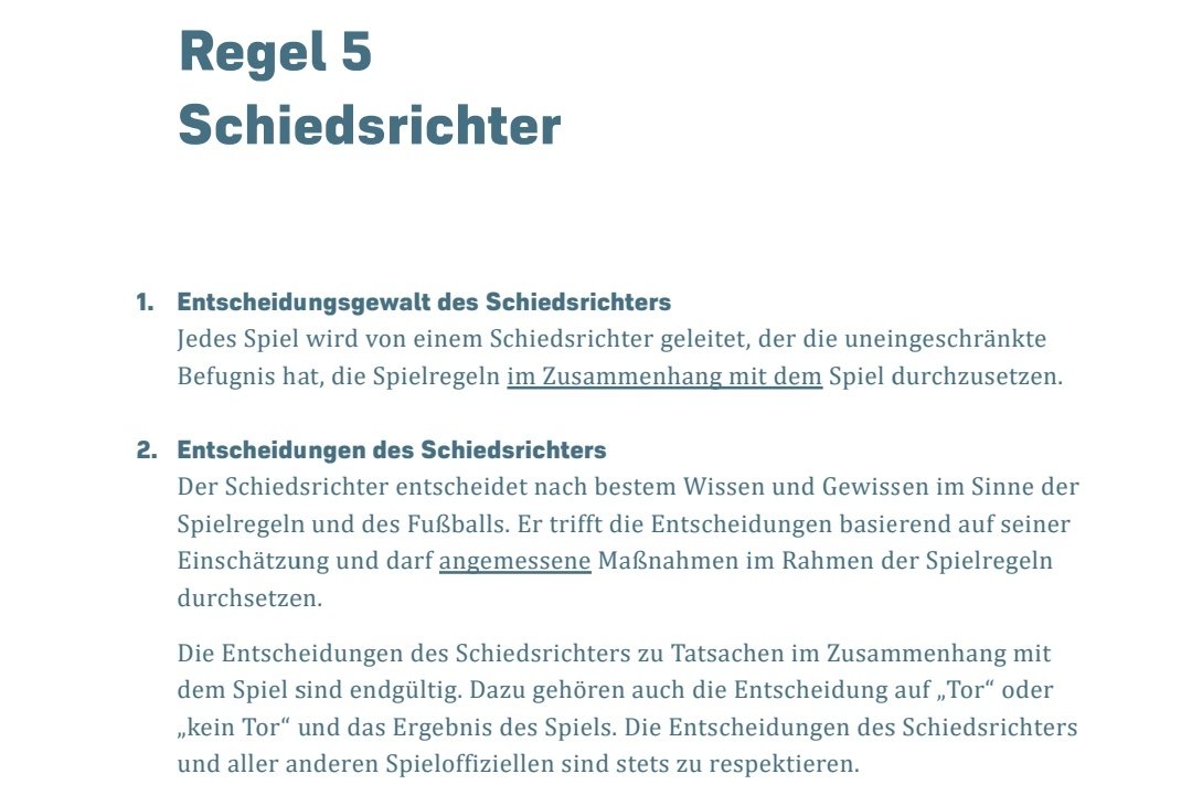 rapha_davis's tweet photo. Liebe #Werderbubble, seit einiger Zeit fällt mir der Ton ggü #SR negativ auf. Da alle auf den #Regeln beharren hier ein Auszug aus Regel 5 der #Fussballregeln 
Nehmen wir auch diese Regel ernst und nicht nur, wenn es uns gefällt jede andere Regel. #Werder #SVWM05 https://t.co/coMagKizvI