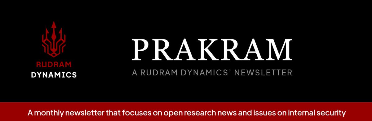 RudramDynamics's tweet image. Latest edition of our Internal Security Newsletter, &apos;Prakram&apos; is out.

This month we focus on National Security Guards @nsgblackcats #KnowOurForces
Check our website for more details.

Subscribe to Prakram 
docs.google.com/forms/d/e/1FAI…

@Arun_Golaya @kartha_tara @konarkrai @HMOIndia