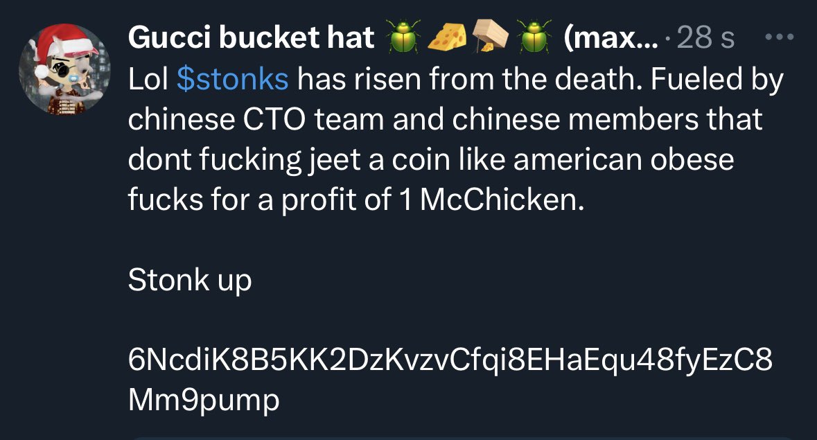 Woah i got muted by X

Nice 

6NcdiK8B5KK2DzKvzvCfqi8EHaEqu48fyEzC8Mm9pump