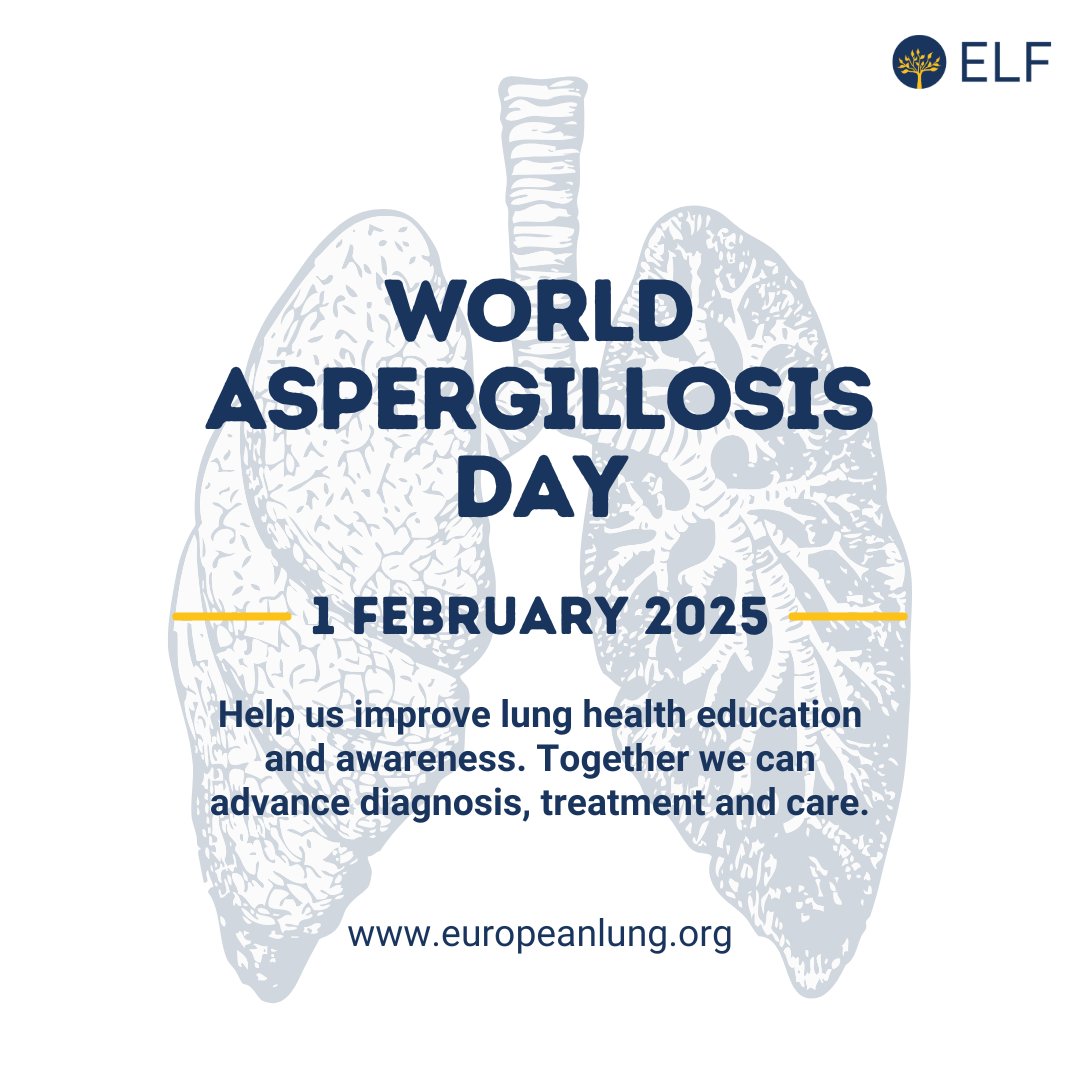 Aspergillosis is a fungal disease that can lead to breathing difficulties and lung damage, but the condition is often misunderstood. 

Learn how our Aspergillosis Patient Advisory Group is raising awareness: europeanlung.org/en/people-and-…  

#WAD2025 #AspergillosisAwareness