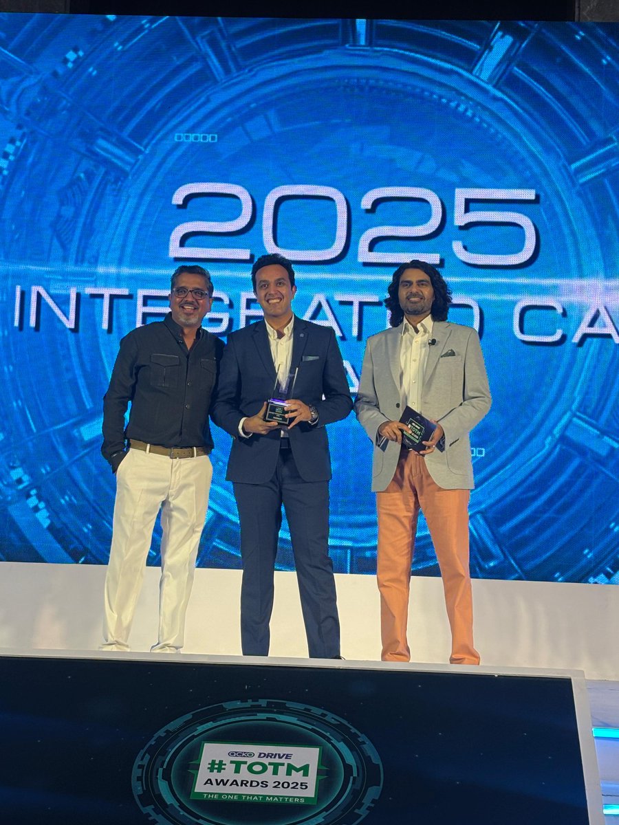 And the TOTM 🥇 for 2025’s Best Integrated Campaign goes to JSW MG Motor India for the MG Windsor launch—aceing 360° integration to drive the perfect EV perspective!

#TOTM #2025TOTMs #AckoDriveAwards #TheTOTMs