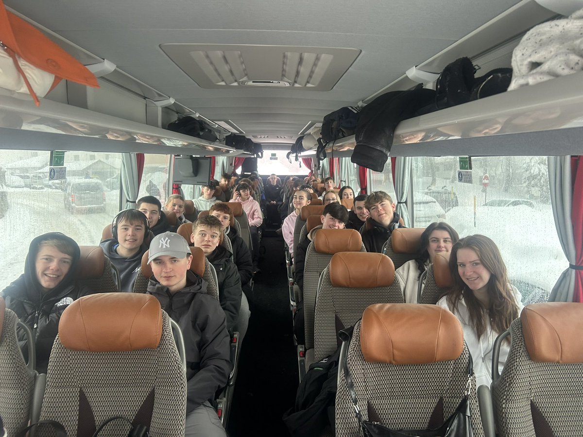 Home time for Team Taylor 🥲 tired after a fantastic week away. But still have enough energy left for some karaoke on the bus journey 🎤