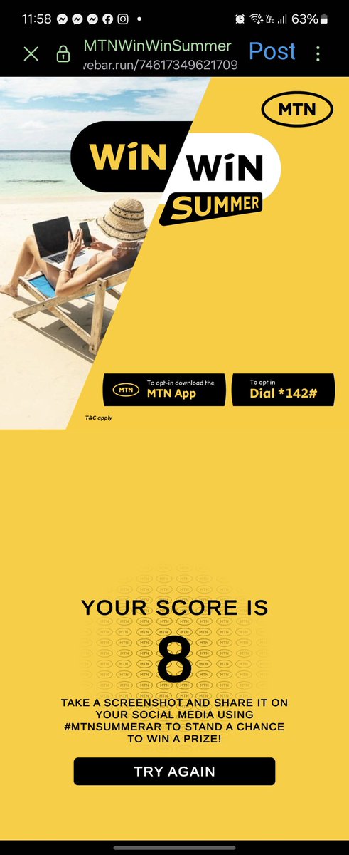 OnkesRSA's tweet image. #MTNSummerAR 
#MTNSummer #WINWINSummer