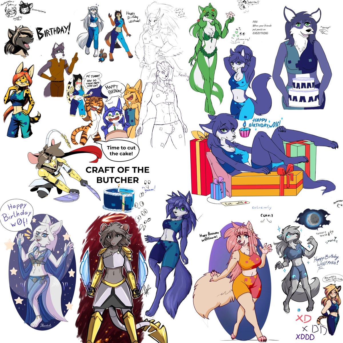 Happy Birthday <a href="/w0lfmare/">w0lfmare</a> 

Special thank you to <a href="/MoonDance_comic/">MoonDance</a> and <a href="/kameloh/">Kameloh</a> for helping me make this happen.