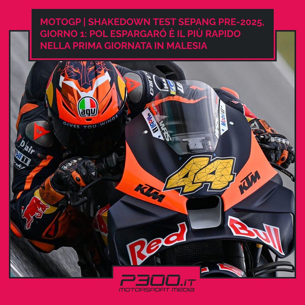 P300it's tweet photo. MotoGP - Shakedown Test Sepang pre-2025, giorno 1: Pol Espargaró è il più rapido nella prima giornata in Malesia

✒️ di Alyoska Costantino

#p300it #sepangshakedown #ShakedownTest #MotoGP #MotoGP2025 #PolEspargaro #Espargaro #RedBullKTM

📎
https://t.co/eLR6rxxLMI https://t.co/OcoaShq8wi