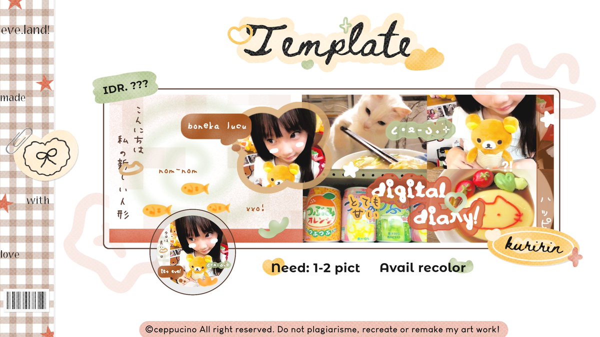 ceppucino's tweet image. any interaction will be appreciated!

OSPEK TIME! 😋🕺🏻

hii teman-timunku hari ini eve bawa 4 anak kicik baluu 🤏🏻⭐ yang nantinya bakal ak sell as template hihi ໒₍ ܸ &amp;gt;ᴗ&amp;lt; ܸ ₎১🍀🎀 di ospek dluu iaa! kalau ada kesamaan dgn ba lain tolong beri tahu eve! timakacii &amp;lt;33

#zonauang