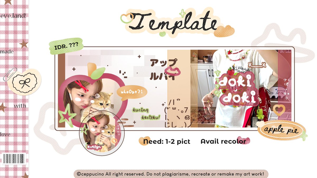 ceppucino's tweet image. any interaction will be appreciated!

OSPEK TIME! 😋🕺🏻

hii teman-timunku hari ini eve bawa 4 anak kicik baluu 🤏🏻⭐ yang nantinya bakal ak sell as template hihi ໒₍ ܸ &amp;gt;ᴗ&amp;lt; ܸ ₎১🍀🎀 di ospek dluu iaa! kalau ada kesamaan dgn ba lain tolong beri tahu eve! timakacii &amp;lt;33

#zonauang