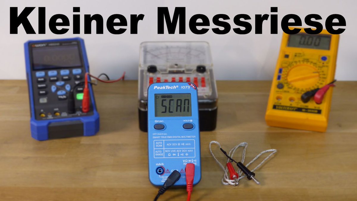 HIZ_InVideo's tweet image. Das #Peaktech #P1073 #Multimeter ist als #Messgerät ein kleiner #Alleskönner im #Westentaschenformat. t. – HIZ528
Das Video auf YouTube:
youtu.be/sFgqeFTywks