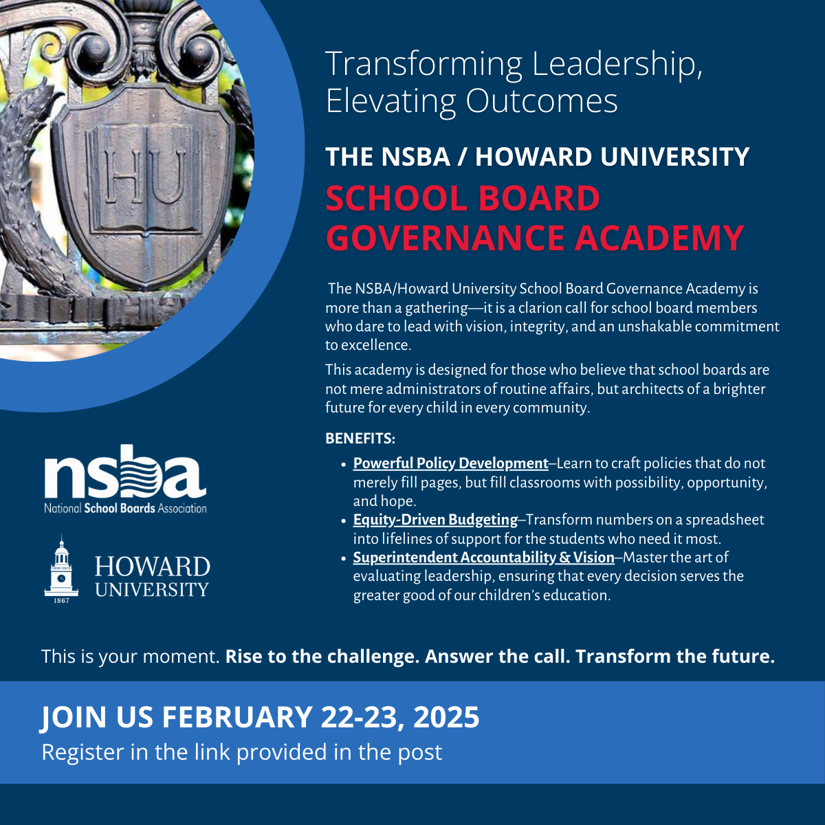 Shawn Joseph (@unchainedjoseph) on Twitter photo Join <a href="/HU_SOE/">HowardU_SOE</a> and <a href="/NSBAPublicEd/">National School Boards Association | NSBA</a> for a powerful weekend of learning on the campus of Howard University. You can register here: nsba.org/who-we-are/new… Join <a href="/HU_SOE/">HowardU_SOE</a> and <a href="/NSBAPublicEd/">National School Boards Association | NSBA</a> for a powerful weekend of learning on the campus of Howard University. You can register here: nsba.org/who-we-are/new…