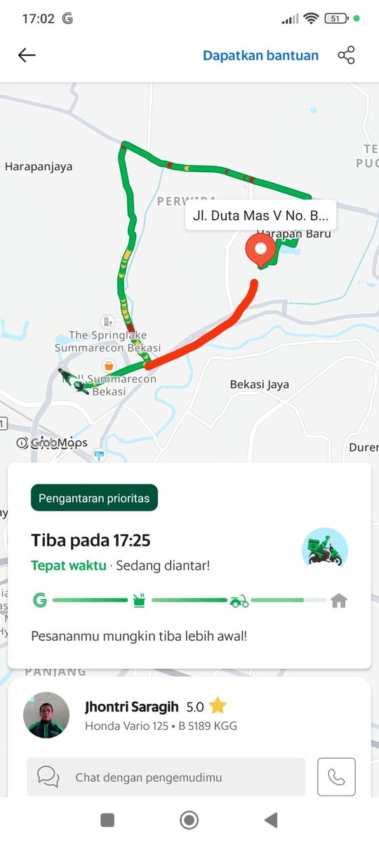 dprastyo's tweet photo. Aneh bngt @GrabID , ongkirnya di mahalin, pas liat maps ternyata jarak antarnya dibuat muter. Padahal ada jarak yg dekat dan jalan resmi bukan jalan tembusan.
Abangnya pun lewat jalan yg dekat. Curang bngt Klo kaya begini. https://t.co/NIvMSnYmEO