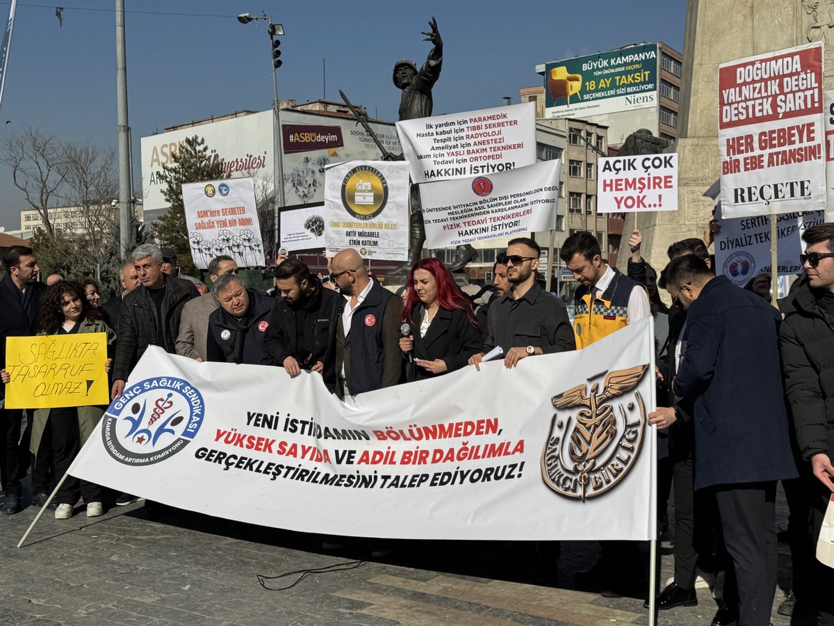 “Sağlık sektörü için adaletli alımlar yapmalı, sağlık çalışanlarının hakları teslim edilmelidir! Ulus’ta yükselen bu sese duyarsız kalmayın. Sağlıkçı alımlarının hızla yapılması elzem bir hal almıştır."
<a href="/drmemisoglu/">Prof. Dr. Kemal Memişoğlu</a>
<a href="/memetsimsek/">Mehmet Simsek</a>

#SağlıkçıAtamaİçinUlusta
