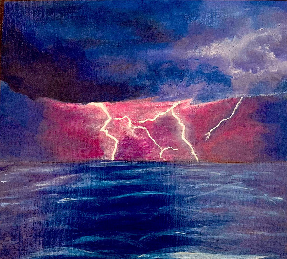 I paint when I’m bored